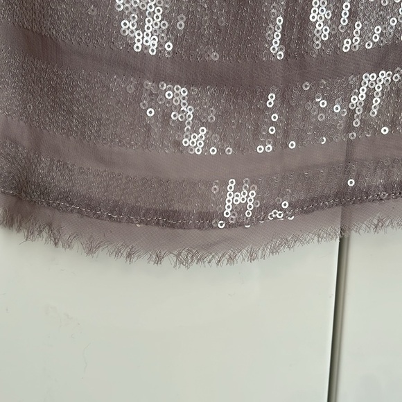 MATTY M Sequin Sleeveless V Neck Blouse, Size S - Picture 5 of 8